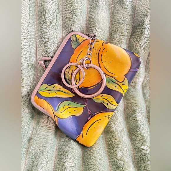 NWOT PATRICIA NASH POSITANO LIMON KISS LOCK CHANGE PURSE - Picture 6 of 7